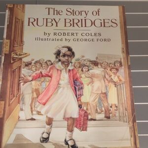 Scholastic Yellow Cover Book with Ruby Bridges Illustration